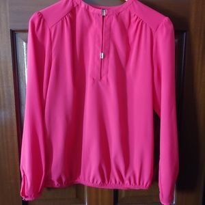 Hot pink Zara blouse